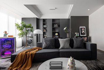 龙湖天璞143平米现代风格装建软装实景图 